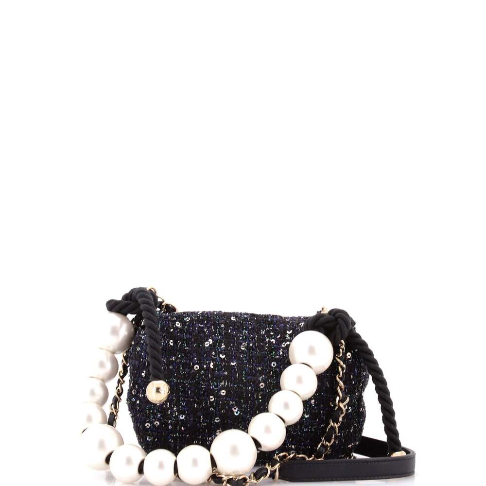 Chanel Pearl Handle Flap Bag Quilted #242830C39B - Picture 4 of 8